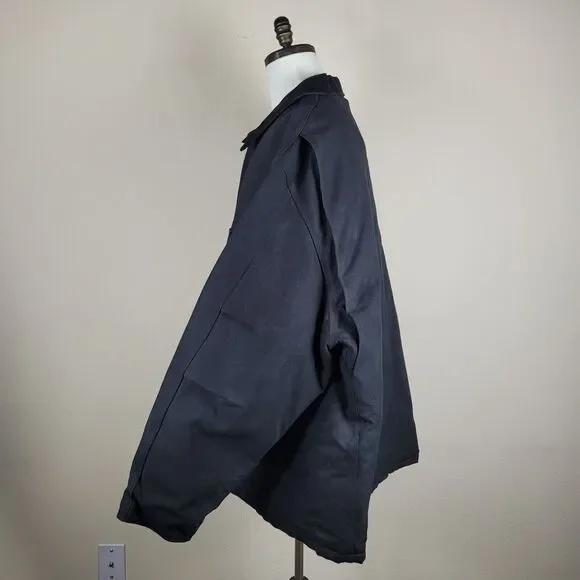 Carhartt Jacket 4XL Black Loose Fit Firm Duck Insulated Traditional Work C003 - Picture 5 of 13